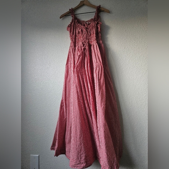 Doen Emmaretta in cerise paris gingham, large - Picture 6 of 8